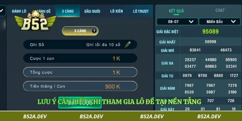 Lưu ý cần biết khi tham gia lô đề tại nền tảng