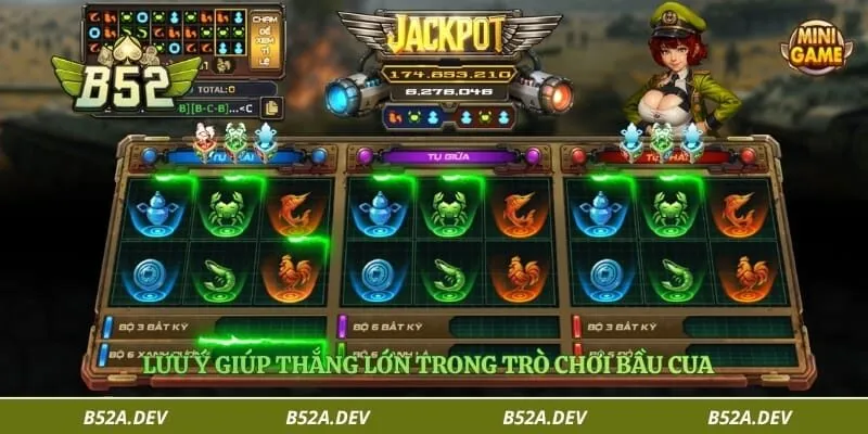 Lưu ý giúp thắng lớn trong trò chơi bầu cua
