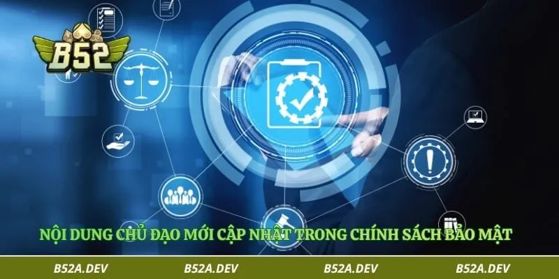 Nội dung chủ đạo mới cập nhật trong chính sách bảo mật